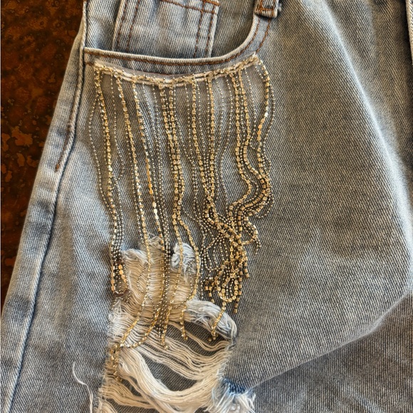 Blue B Collection Denim Shorts - Picture 4 of 6